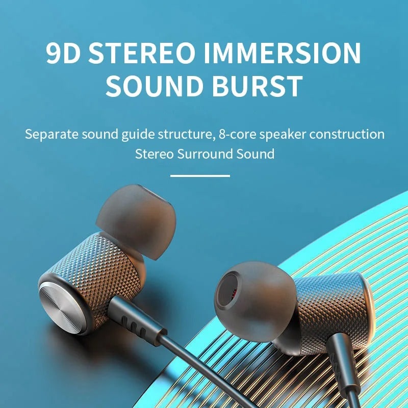 TWS 9D Neck Wireless Bluetooth Earphone